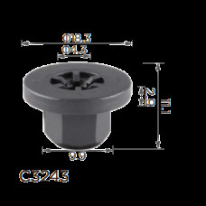 Гайки C3243 підлокітник/задня бічна обробка/задній бамп(51-16-1-943-122,51161943122, 20014) (уп.100ш