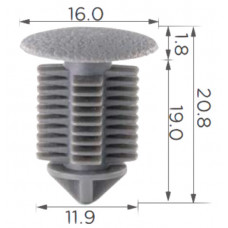 Кліпси C1309 Renault 7703077107 (уп.100шт)