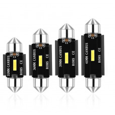 Світлодіод 12V Т11 39mm Білий SMD 1-1860 Canbus 1200Lm+PCB №140