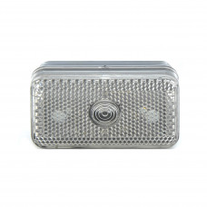 Габарит - білий - 75х45х20мм - без лампи 12/24V - "Stark" - G17 (1шт)