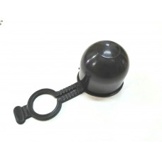 Ковпачок фаркопа чорний з фіксатором (гума)