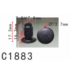 Кліпси C1883 солон/кузов/багажник OPEL, GM, CITROEN, PEUGEOT (2346824, 90283614, 10350) (уп.100шт)