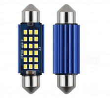 Світлодіод 12V Т11 39mm Білий SMD15-2016 Canbus 650Lm №115