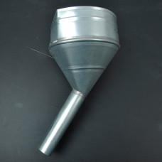 Лійка металева 5л косий широкий носик (Фури.трактора.сільгосптехніка) FM005 оцинкована