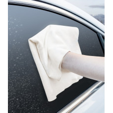 Серветка професійна із овчини 40х30 для скла та кузова "Colorful Tree" прямокутна форма