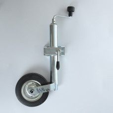 Колесо опорне причепа КК 180 кг + хомут 48мм 2 відп.KNOTT (Німеччина) (850кг) метал втулка