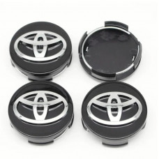 Ковпачки на титани "Toyota" (62/58мм) Чорний (42603-12730, 42603-12750)