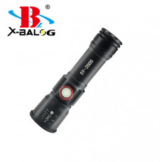 Ліхтарик-ручний АКБ вбудований,діод P50,USB,довж.-12см,метал. корп."X-Balong" SY-2005