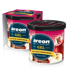 Освіжувач гель консерва 80gr - "Areon" - GEL - Apple & Cinnamon (Яблуко-Кориця) (12шт/уп)