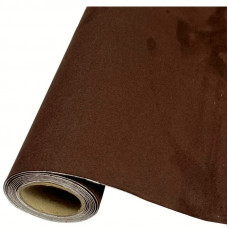 Тканина-Алькантара самоклеюча Коричнева 1.45х1м G-28 (короткий ворс)