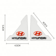 Плівка захисна для дверних КУТІВ Hyundai силіконова прозора (4шт)