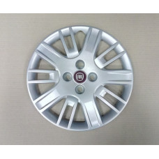 Ковпаки R15 Fiat Doblo з емблемою А162/15" Fiat на скотчі (емблема клей мала червона)