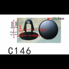 Кліпси C0146 ущільнювача капота (OEM 9046708004, 94842841, 94849113, 9046708011) (уп. 100шт.)