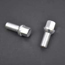 Болт колісний 14х1,5х28 цинк сфера з виступом ключ 17 (10 шт) (пакет) F 326