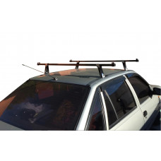 Багажник на водосток - 128см - Кенгуру - UNI - Сталева квадр. (ВАЗ2101-099,ЗАЗ,Москвич,Волга)
