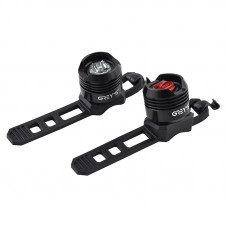 Набір вело світла 2xLEDs 0.5W/2xCR2032/3реж. роботи/вологонепроник/Rde-White(2шт) GreysLED №GR12100