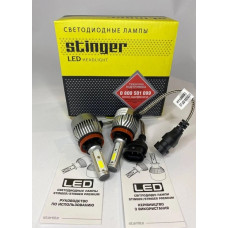 Лампа LED_H11 радіатор 36W/3200Lm/5500K COB IP65/8-48V "Starlite Stinger" 9 міс.гарантії