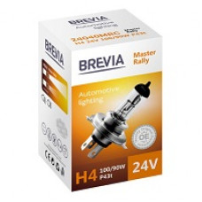 Лампа 24V H4 100/90W Master Rally "Brevia" (1шт) (24040MRC) (10шт/уп)