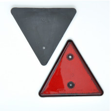 Катафот трикутний червоний 170х140х7 (з рамкою)" CERAY"