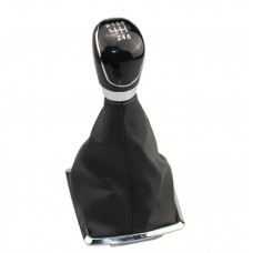 Ручка КПП з чохлом Ford Focus II (6 швидкостей) рамка 13см №10