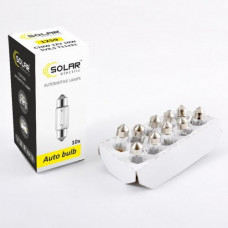 Лампа 12V (C 5W) (41mm) "Solar" (1260) (уп.10шт)