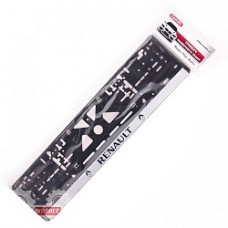 Рамка номера RENAULT "книжка" із сірою смугою