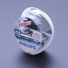 Лампа 12V H4 60/55W +130% X-treme Vision "Philips" (Box-2шт) (12342XV+S2) Акція