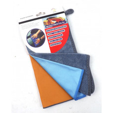 Серветка (3шт) мікрофібра для скла/для полірів/для детейлінгу 30х30 "JYM"