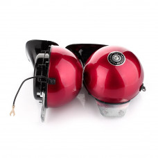 Сигнал 12v равлик 1контактний Ø115mm "ВОЛГА" "Elegant" 100792 червоний (9шт/ящ)