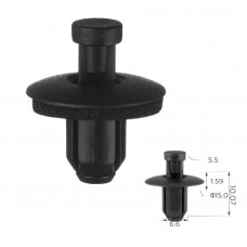 Кліпси C1153 розпірні HYUNDAI, KIA 861552H100 (100шт)