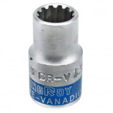 Головка 1/2" 15мм (12гран) "KING ROY" SPLINE (30164-15) (24шт/уп)