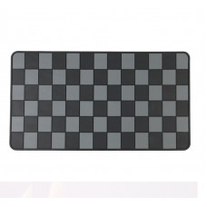 Килимок антиковзаючий ПВХ чорний 270x150 мм "Шахматна дошка"