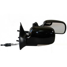 Дзеркало бічне 09/08/13-15 Чорне з поворотом з регулюванням EL 130 526
