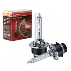 Лампа Ксенон D4S(цоколь метал) 6000K 35W "Super Vision +70%" (2шт)