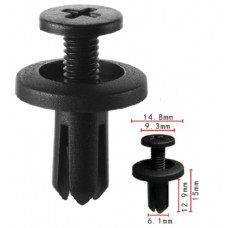 Кліпси C1445 Hyundai Kia 0K20150033 Mitsubishi MB345544 Toyota Lexus 9046706017 Nissan (уп.100шт)