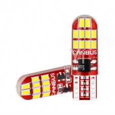 Світлодіод 12V Т10 Canbus Білий SMD 20-3014 360° 3W 380Lm (силіконова) №14