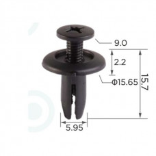 Кліпси C0091 розпірні (OEM 90683CA5003, 90467-06198, 01553-01203, 0155301203 (уп.100шт)