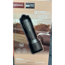 АЗП 12/24V 2USB 3,4А BLD-66 QC3.0 18W MAX ДОВГА