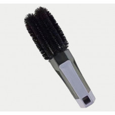 Щітка для миття та чищення дисків (17 см) (подвійна,сіра)