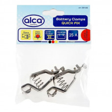Клеми акумуляторні 25А (крокодили) 2шт "Alca" Quick fix' 509200