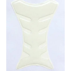 Наліпка силіконова "Рибки" Хребет прозорий на бак мотоцикла 20х14 см