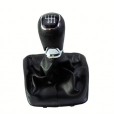 Ручка КПП з чохлом Skoda Octаvia II (04-11) пластик (R6 Speed) New Style №33