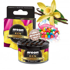 Освіжувач сухий консерва 35gr - "Areon" - Ken - Vanilla-Bubble (Ваніль-Жуйка) (12шт/уп)
