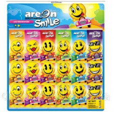 Освіжувач сухий лист - "Areon" - Smile Dry - Планшет MIX (60шт)