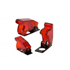 Кришка для тумблера - червона - прозора - RS 25