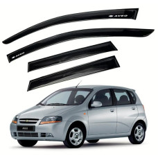 Дефлектори вікон Chevrolet Aveo HB 03-11 5D П/К клей ShS "AV-Tuning"