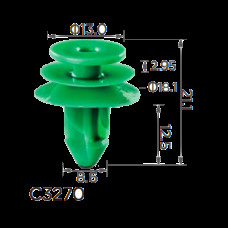 Кліпси C3270 обшивки дверей NISSAN (769844CE0A, 15595)( уп. 100 шт)