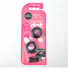 Освіжувач рідкий на обдув 2*2,7ml - "Aroma" - Double Dot - Bubble Gum (Жуйка) 12010 (14шт/уп)