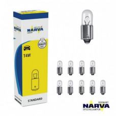 Лампа 12V (цок.BA 9s) T4W "Narva" (17131) (уп.10шт)