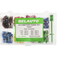 Запобіжники Міні від 7,5-30А (160шт) "Белавто" AP-74/з пінцетом